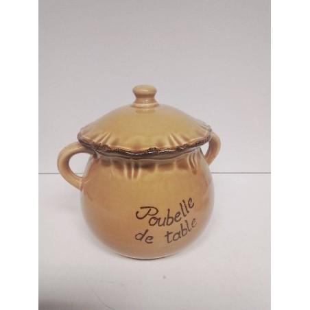 POUBELLE DE TABLE CERAMIQUE 