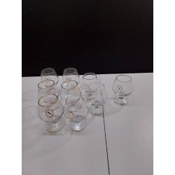 LOT DE VERRES A COGNAC NAPOLÉON 