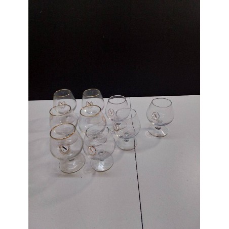 LOT DE VERRES A COGNAC NAPOLÉON 