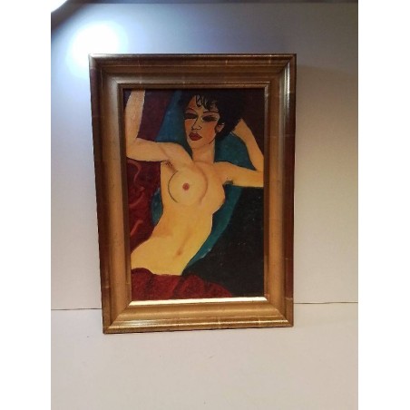 HUILE SUR TOILE FEMME SIGNEE CANDARD