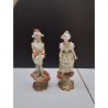COUPLE DE STATUETTE EN PORCELAINE 