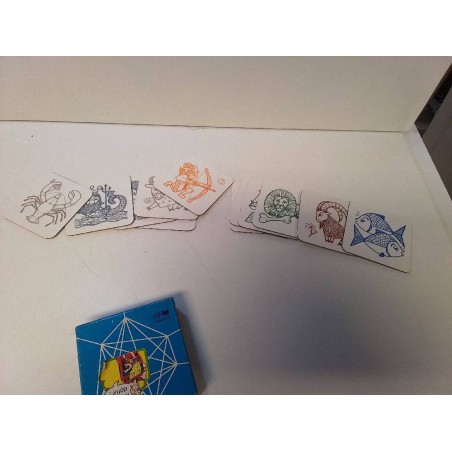 LOT SOUS VERRES SIGNES ZODIAQUE 