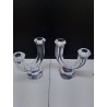 CHANDELIER EN VERRE LA,PIECE 