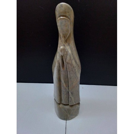 STATUETTE MARBRE RELIGIEUSE 