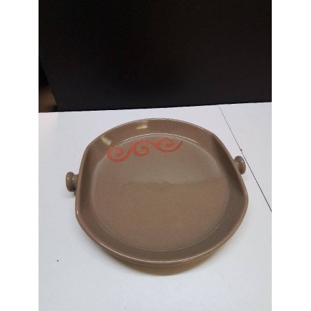 PLAT EN CERAMIQUE GRIS