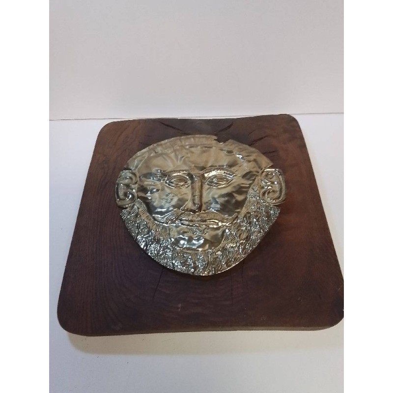 DECORATION BOIS METAL VISAGE