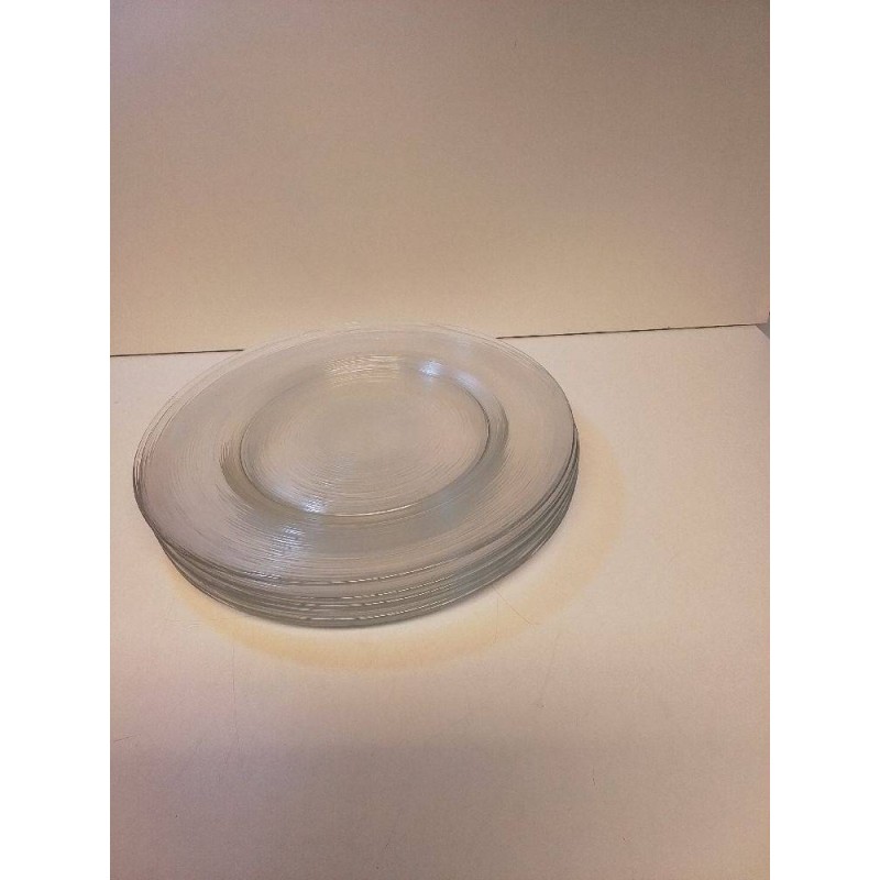 LOT D ASSIETTES EN VERRE