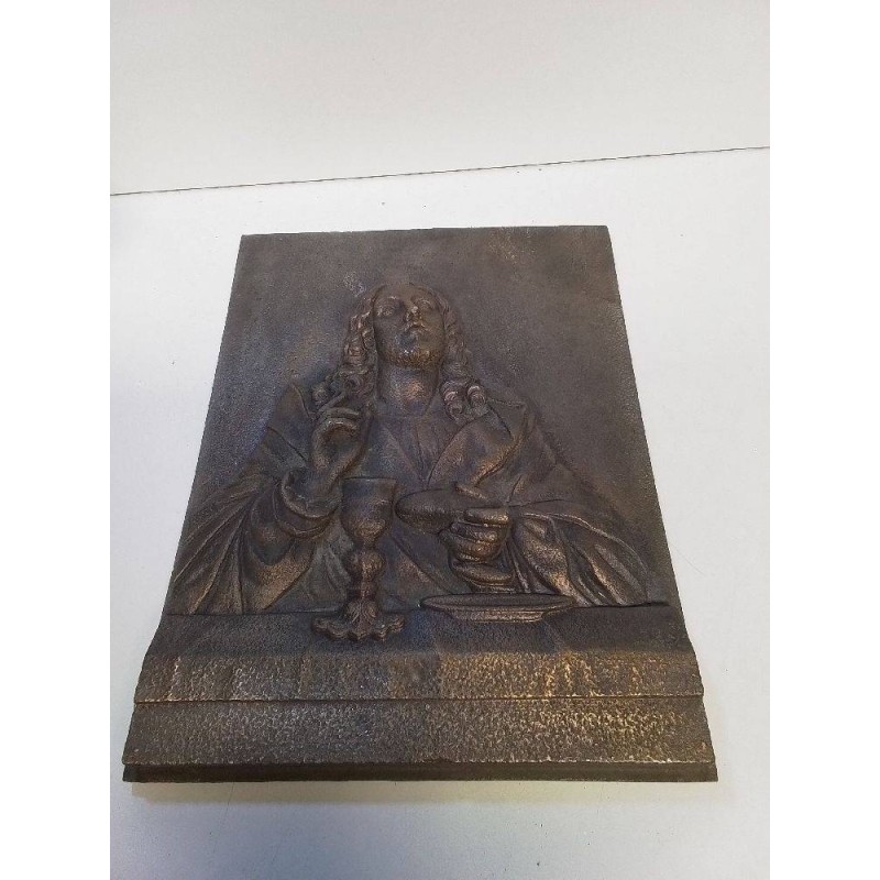 PLAQUE RELIGIEUSE BRONZE 