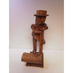 SCULPTURE HOMME  BOIS 