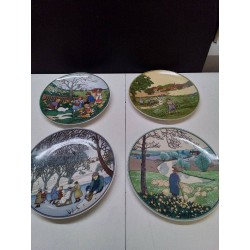 SERIE D\'ASSIETTES VILLEROY ET BOCH HEINRICH 