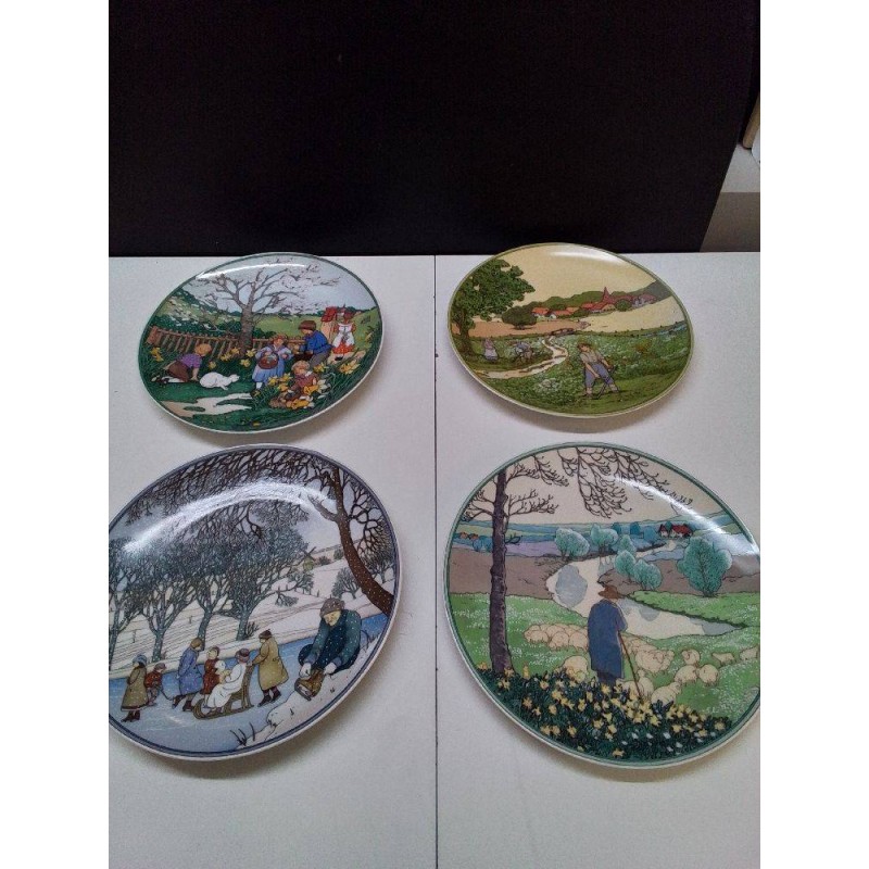 SERIE D\'ASSIETTES VILLEROY ET BOCH HEINRICH 