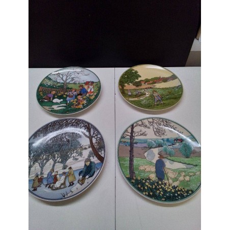 SERIE D\'ASSIETTES VILLEROY ET BOCH HEINRICH 