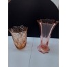 VASE TON ROSE ART DECO