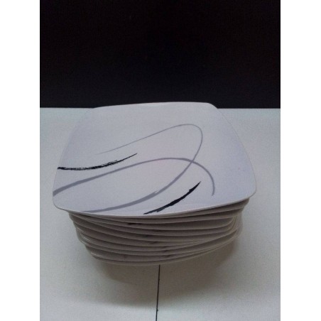 LOT D\'ASSIETTES BLANCHE 