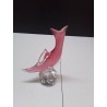 DECORATION DAUPHIN ROSE 