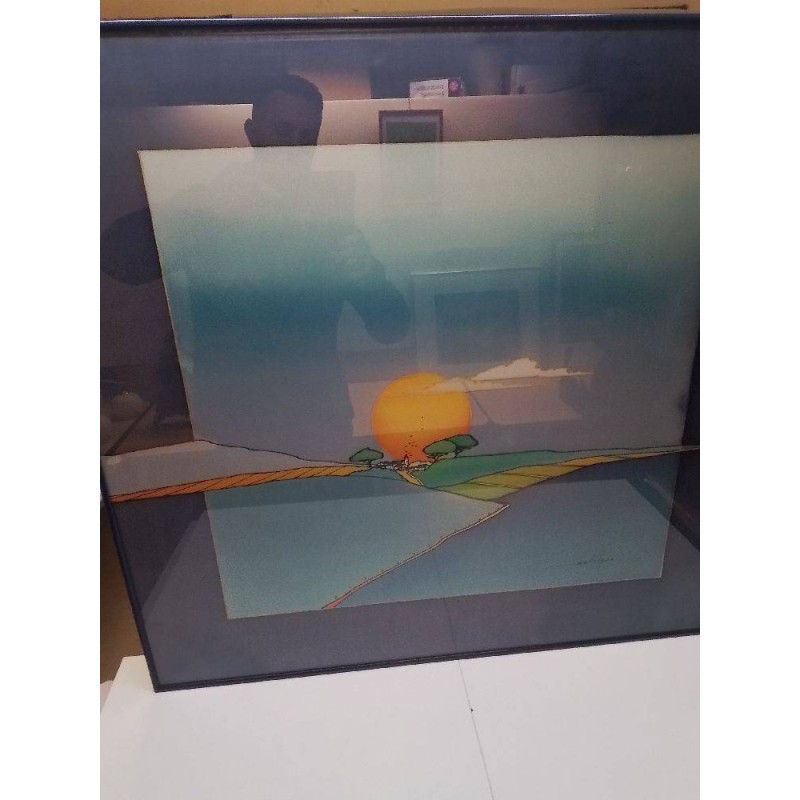 PEINTURE SUR SOIE BRUNO DELVIGNE