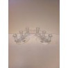 PAIRE DE BOUGEOIRS CRISTAL BUDER 