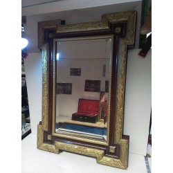 MIROIR VERRE BISEAUTÉ STYLE NAPOLÉON III 