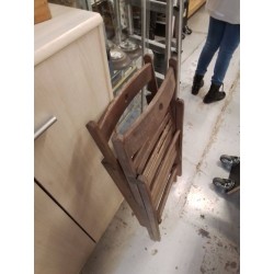CHAISE PLIANTE BOIS LA PIECE
