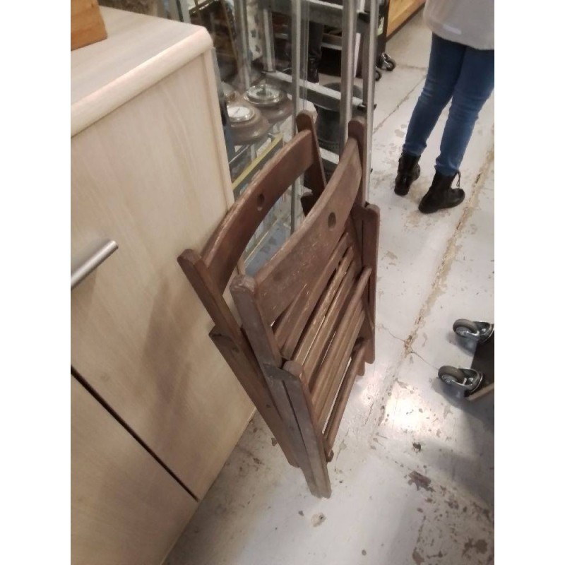 CHAISE PLIANTE BOIS LA PIECE