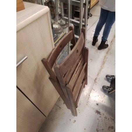 CHAISE PLIANTE BOIS LA PIECE