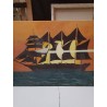 HUILE SUR TOILE BÂTEAU 