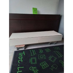 MEUBLE TV MODERNE 2 TIROIRS 