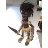 STATUETTE BOIS AFRICAINE HOMME A LA LANCE