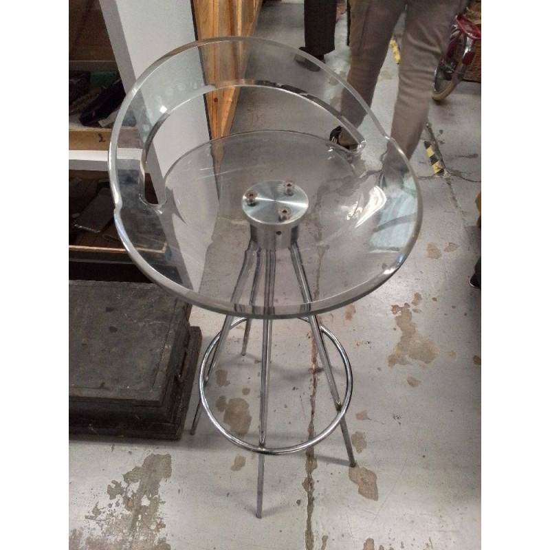 TABOURET ASSISE PLEXIGLAS 