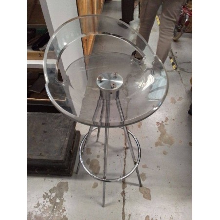 TABOURET ASSISE PLEXIGLAS 