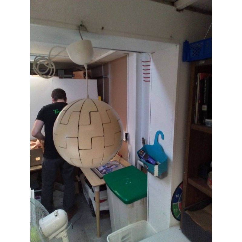 SUSPENSION BOULE BLANCHE