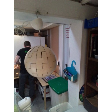 SUSPENSION BOULE BLANCHE