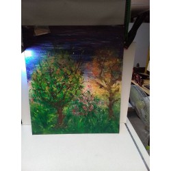 HUILE SUR TOILE THEME FORET