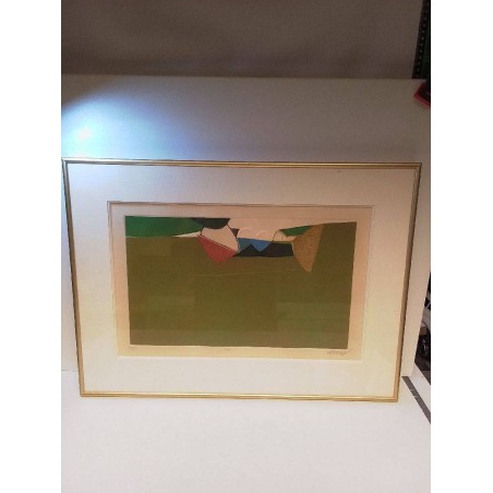 GRAVURE ABSTRAITE SIGNÉE BERTRAND DORNY