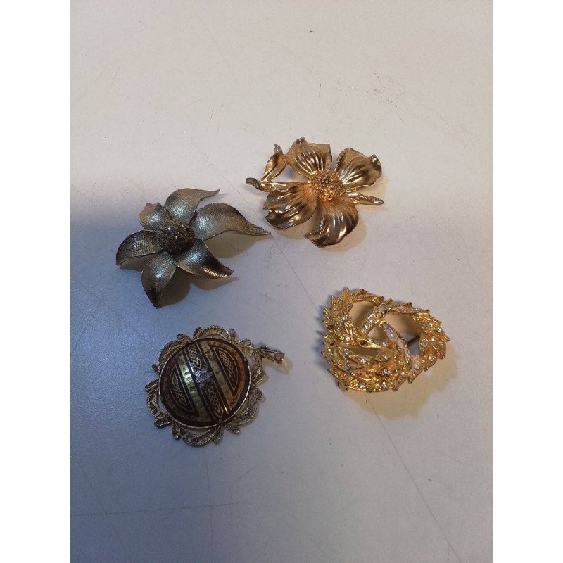BROCHE ET PENDENTIF DIVERS 