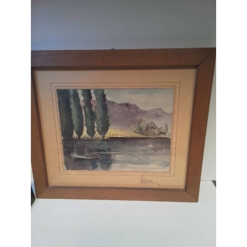 AQUARELLE SIGNÉE 