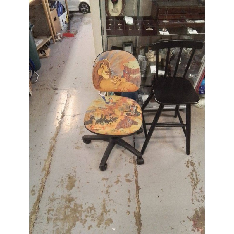 CHAISE DE BUREAU ENFANT ROI LION