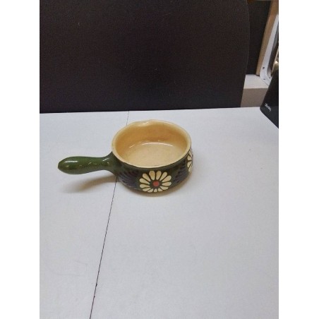 CASSEROLE DECORATIVE CÉRAMIQUE ALSACIENNE
