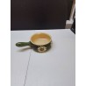 CASSEROLE DECORATIVE CÉRAMIQUE ALSACIENNE