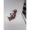 STATUETTE EN BOIS CANARD AVIATEUR