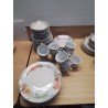 SERVICE PORCELAINE  DECO FLORALE 