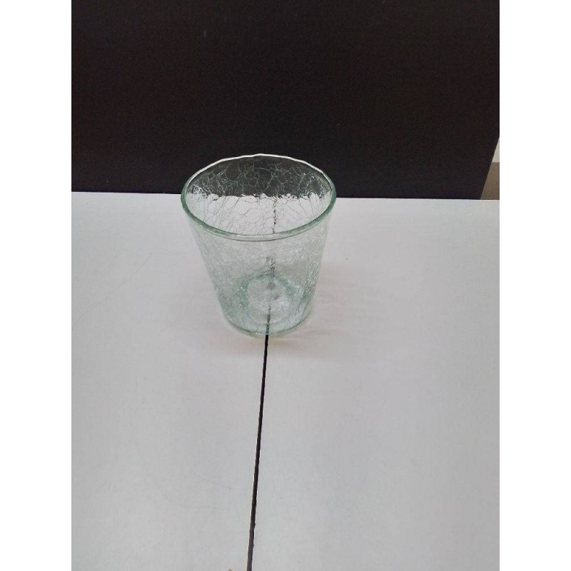 VASE PM VERRE CRAQUELÉ 