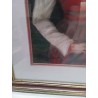 TABLEAU SIGNÉ MOTIF FEMME ET FRUITS