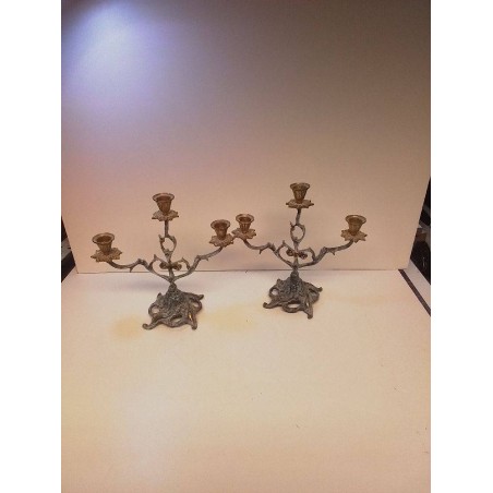 PAIRE DE BOUGEOIRS ART NOUVEAU
