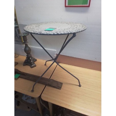 TABLE RONDE METAL PM