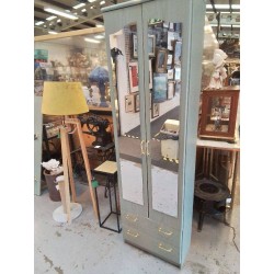 ARMOIRE MIROITÉE 2 PORTE 2 TIROIRS