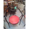 CHAISE RETRO ROUGE 