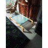 TABLE BASSE MODERNE PLATEAU VERRE
