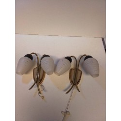 PAIRE D\'APPLIQUES VINTAGE 