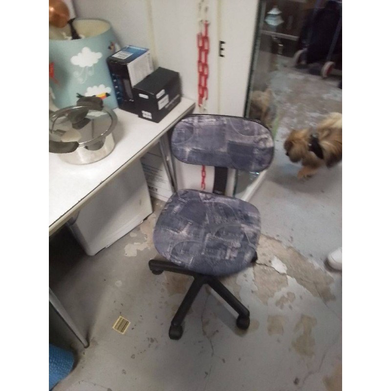 CHAISE DE BUREAU STYLE JEANS 